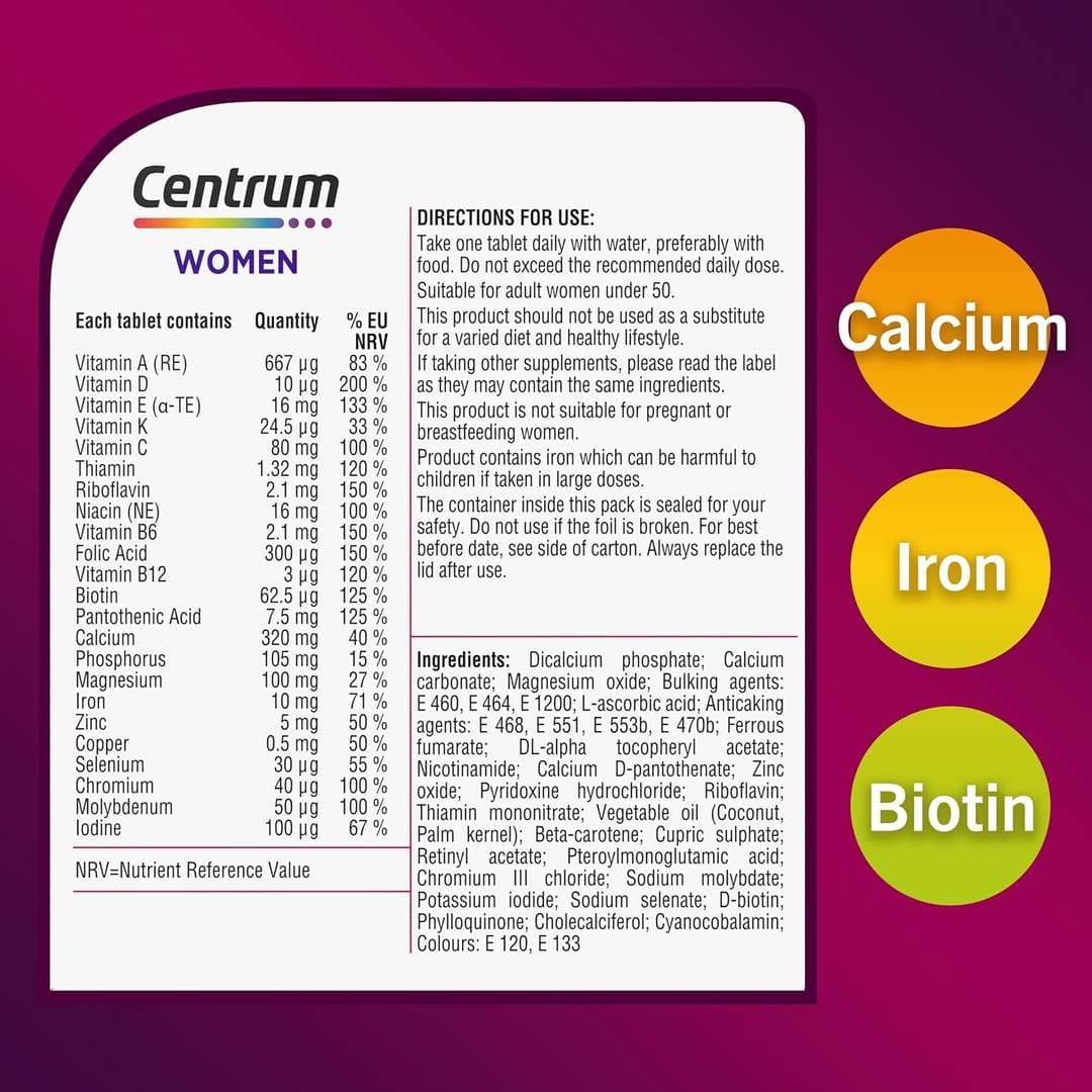 Centrum Women Tablets Multivits — image 4 of 4