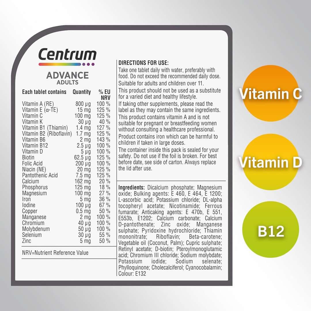 Centrum Advance Multivitamin & Mineral — image 4 of 4
