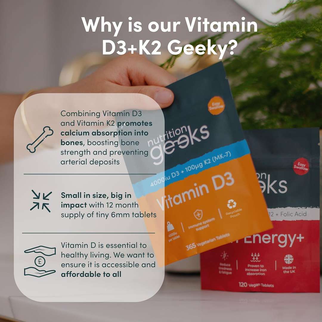 Nutrition Geeks Vitamin D3 4000 IU + Vitamin K2 — image 3 of 5