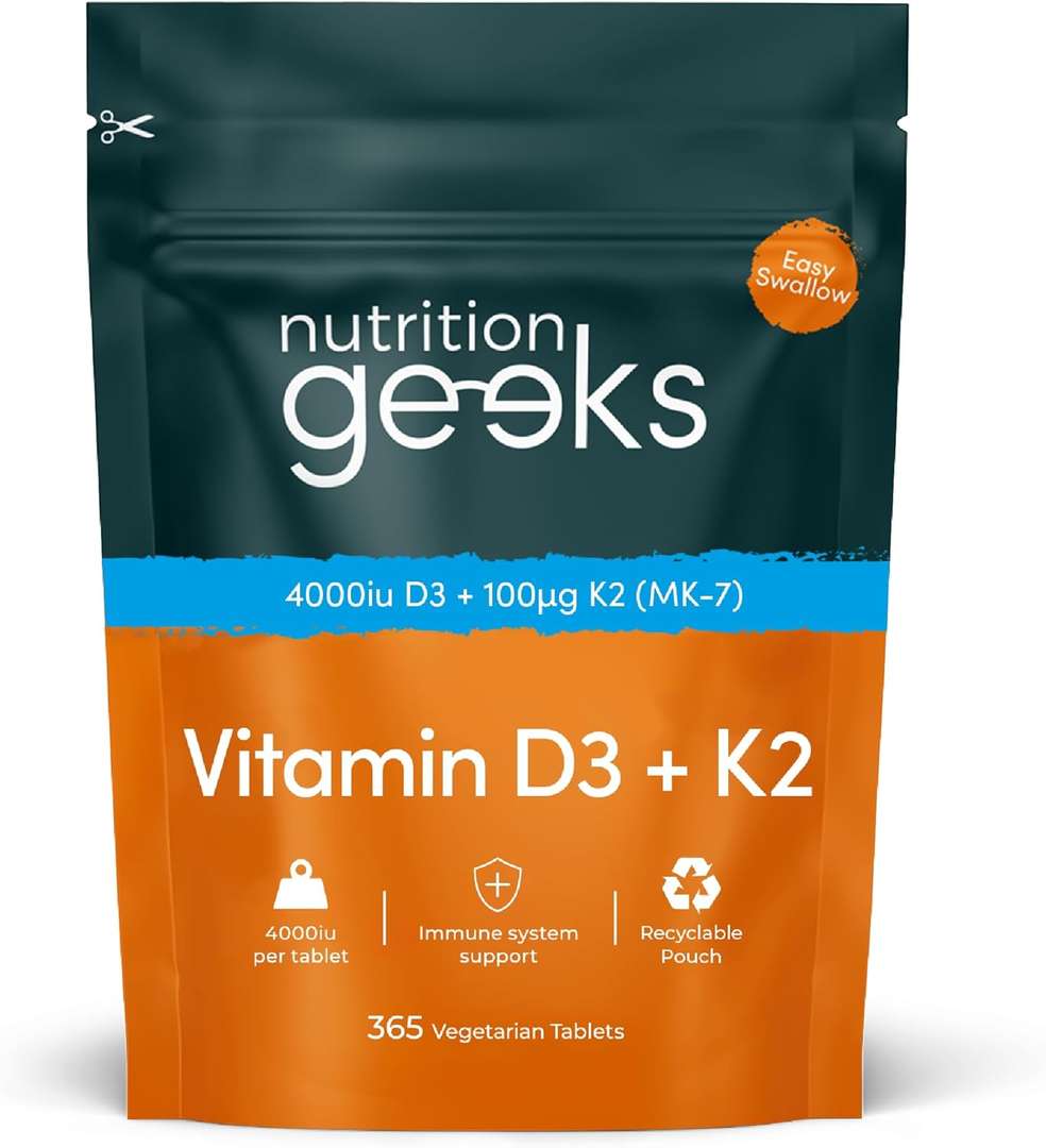 Nutrition Geeks Vitamin D3 4000 IU + Vitamin K2 — image 1 of 5