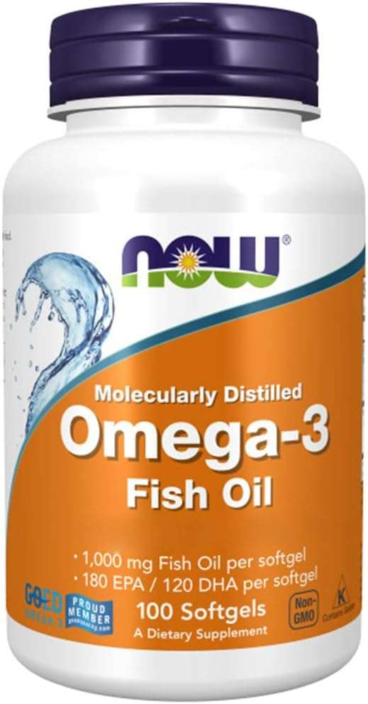 NOW Foods Omega-3 Fish Oil — image 1 of 3