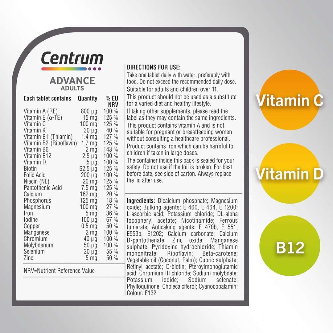 Centrum Advance Multivitamin & Mineral — image 3 of 4